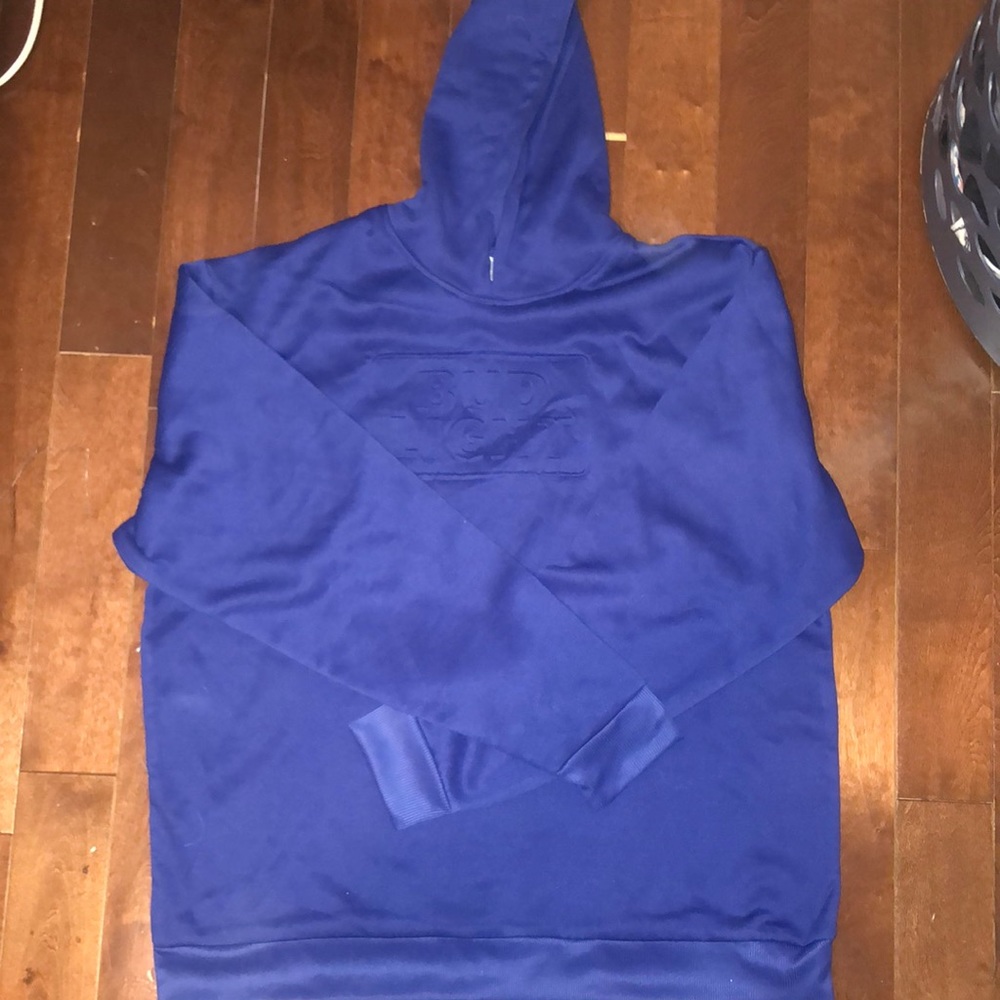 Bud Light Beer Hoodie (Navy) - unisex XL